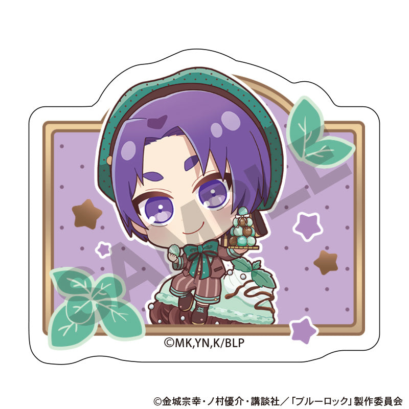『ブルーロック』アクリルヘアクリップ 御影玲王 きゃらペコチョコミント