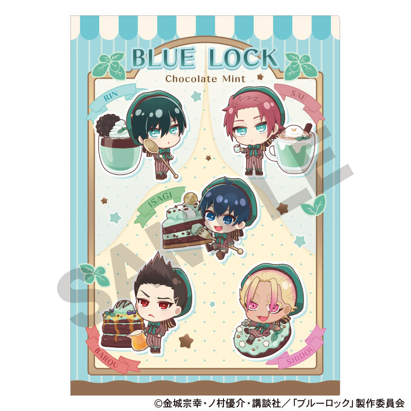 『ブルーロック』シングルクリアファイル ブルー きゃらペコチョコミント
