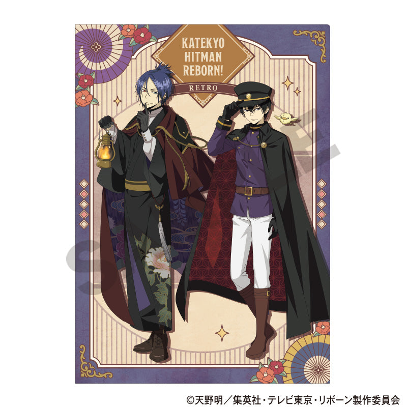 『家庭教師ヒットマンREBORN!』シングルクリアファイル ブルー レトロコーデ