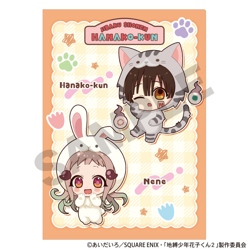 『地縛少年花子くん2』シングルクリアファイル オレンジ きぐるみんず