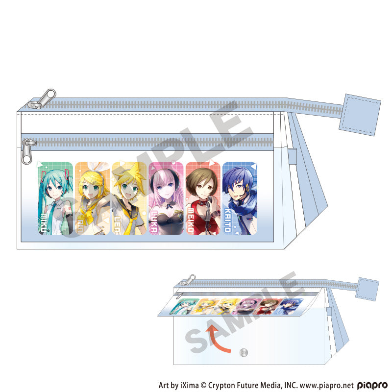 『初音ミク』フラップポケットペンケース ブルー