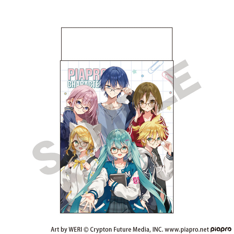 『初音ミク』まとまるくん消しゴム 集合 メガネスタイル