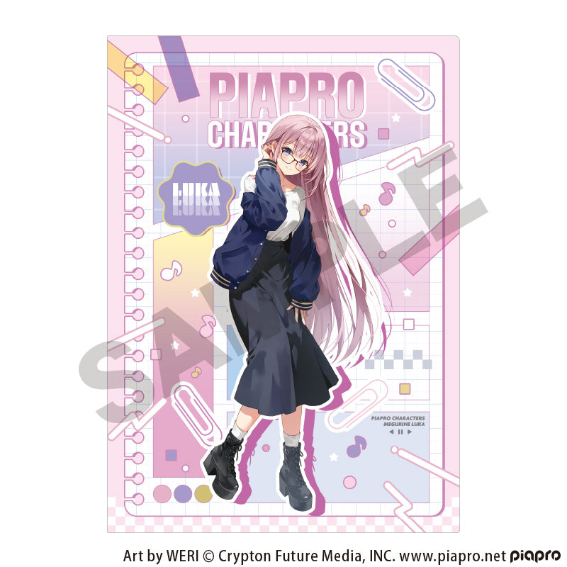 『初音ミク』シングルクリアファイル 巡音ルカ メガネスタイル