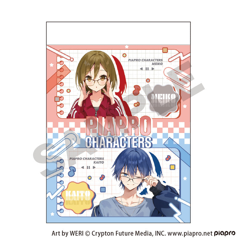 『初音ミク』ミニメモ MEIKO&KAITO メガネスタイル