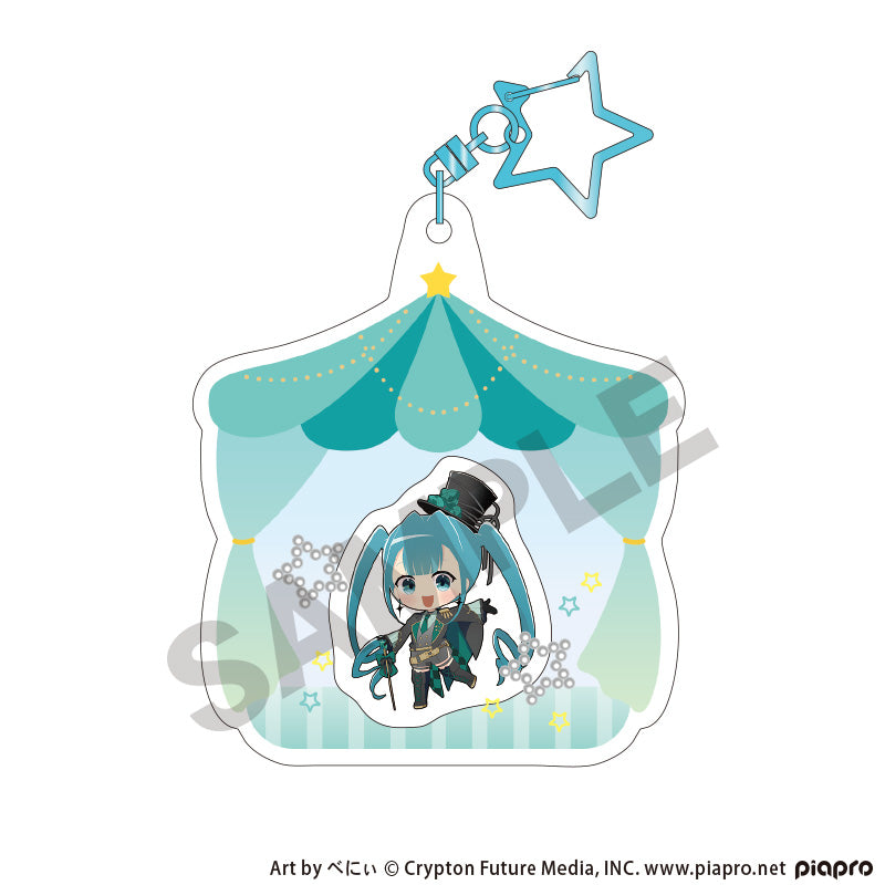 『初音ミク』エアインキーチェーン ブラックサーカスミニキャラ