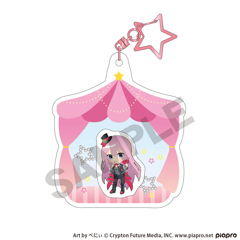 『初音ミク』エアインキーチェーン 巡音ルカ ブラックサーカスミニキャラ