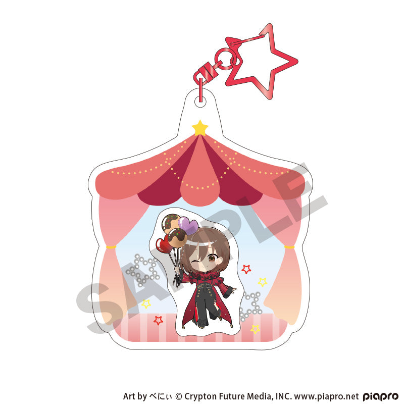 『初音ミク』エアインキーチェーン MEIKO ブラックサーカスミニキャラ