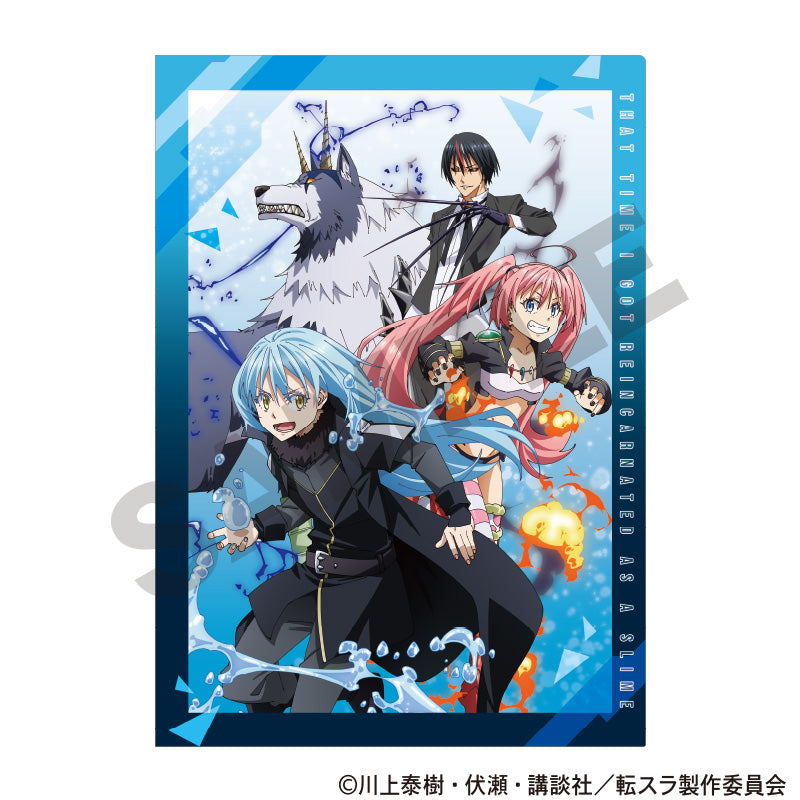 『転生したらスライムだった件』シングルクリアファイル ジオメトリック