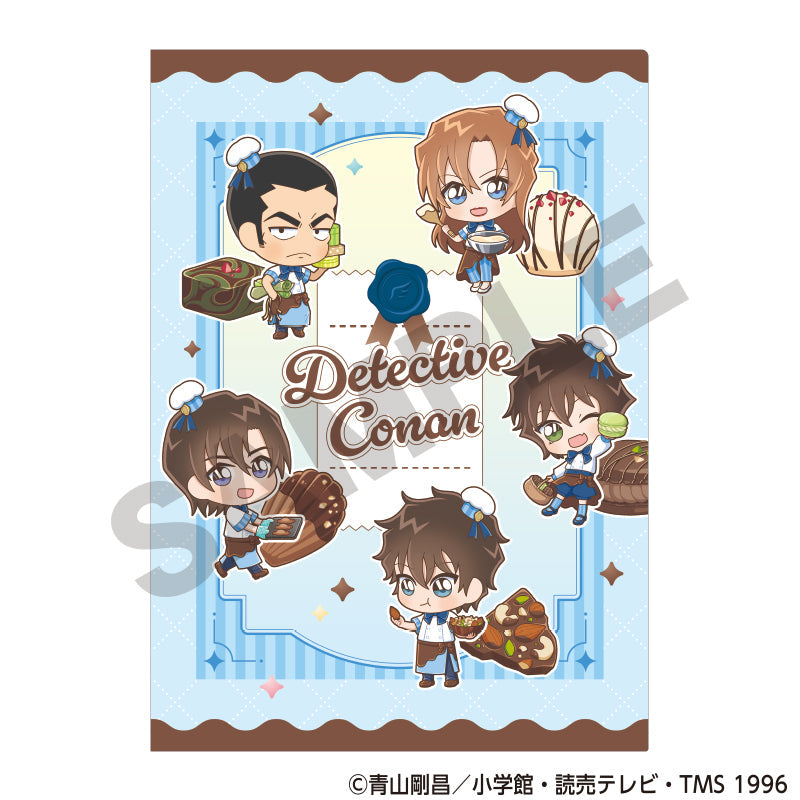 『名探偵コナン』シングルクリアファイル ブルー きゃらペコ ショコラティエ
