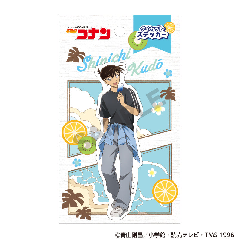 名探偵コナン』グリッターアート缶バッジ 工藤新一 アイスキャンディー