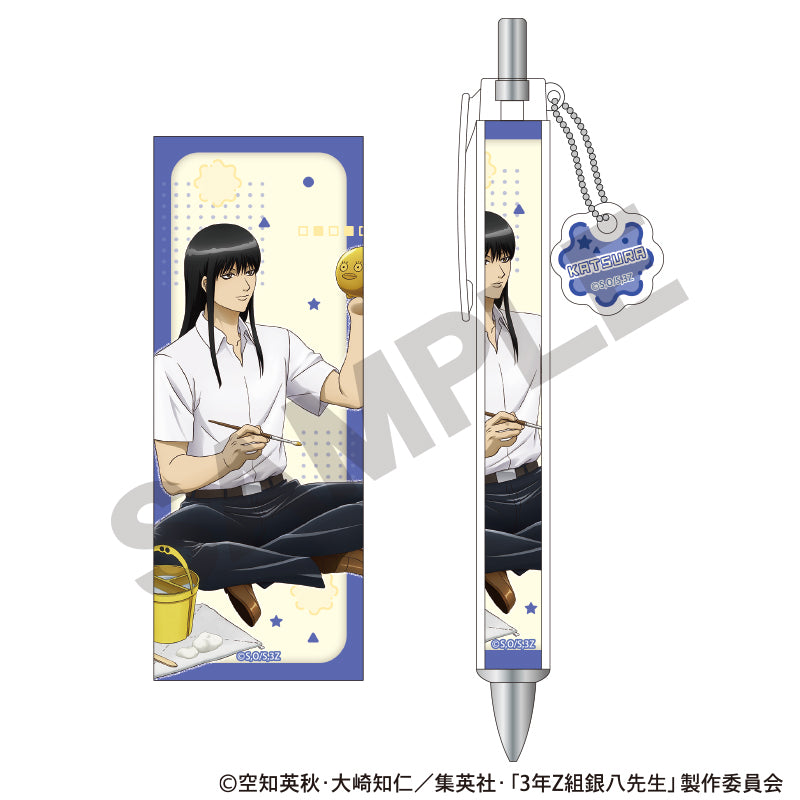 3年Z組銀八先生』アート缶バッジ 桂小太郎 自由研究 - Anime Store.JP