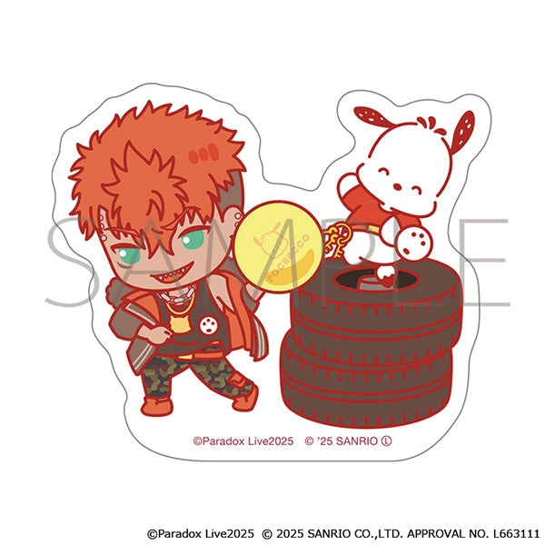 『Paradox Live』ステッカー/土佐 凌牙×ポチャッコ サンリオキャラクターズ
