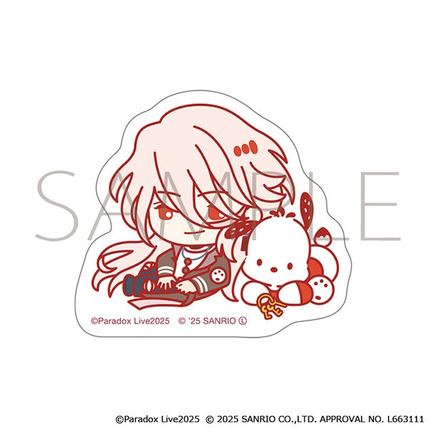 『Paradox Live』ステッカー/甲斐田 紫音×ポチャッコ サンリオキャラクターズ