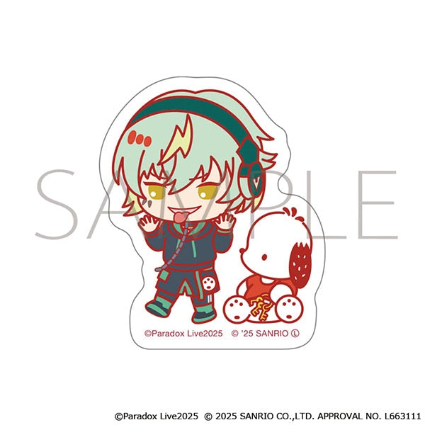 『Paradox Live』ステッカー/御子柴 賢太×ポチャッコ サンリオキャラクターズ