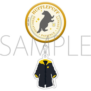 『ハリーポッター』チャーム付缶バッジ/Hufflepuff