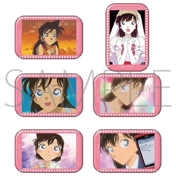 名探偵コナン アメリカンダイナー ハート型缶バッジ KADOKAWA 毛利蘭