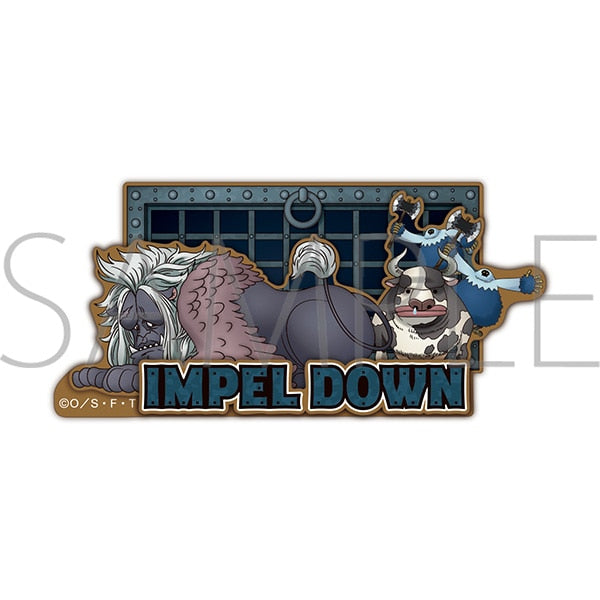 『ONE PIECE』スーベニア マグネット/大監獄インペルダウン編