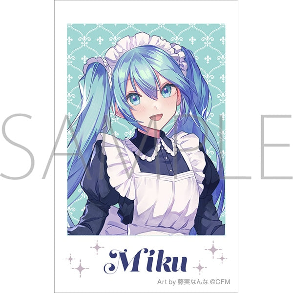 『初音ミクシリーズ』チェキプリント/初音ミク メイド&執事 Art by 藤実なんな