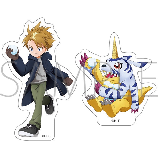 『デジモンアドベンチャー』ダイカットステッカー/石田ヤマト&ガブモン