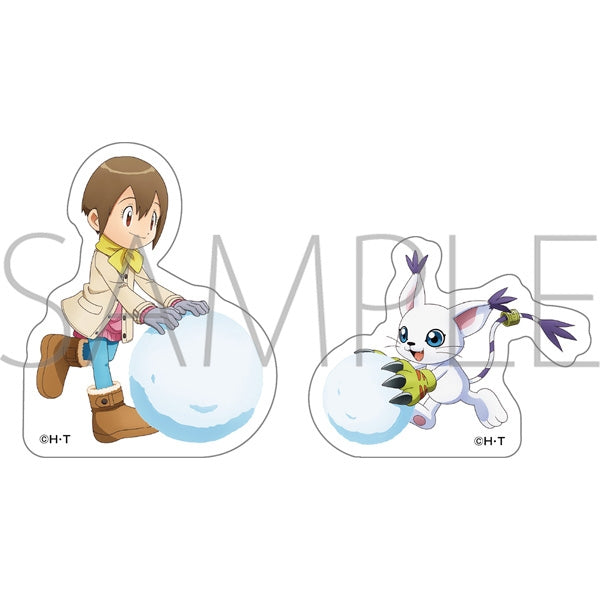 『デジモンアドベンチャー』ダイカットステッカー/八神ヒカリ&テイルモン