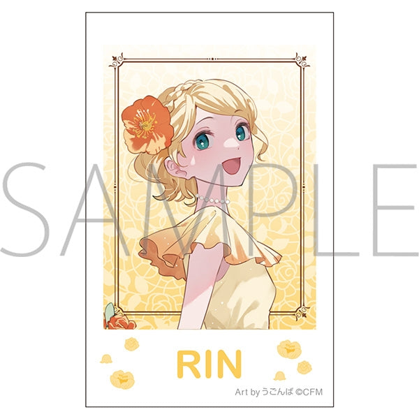 『初音ミクシリーズ』チェキプリント/鏡音リン パーティードレス Art by うごんば