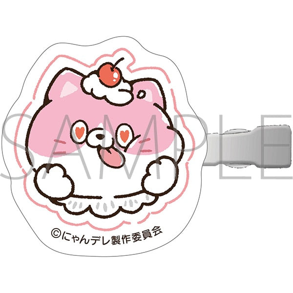 『にゃんデレ』アクリルヘアクリップ/しゅがー