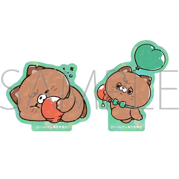 『にゃんデレ』オーロラステッカーセット/ちゃたろ