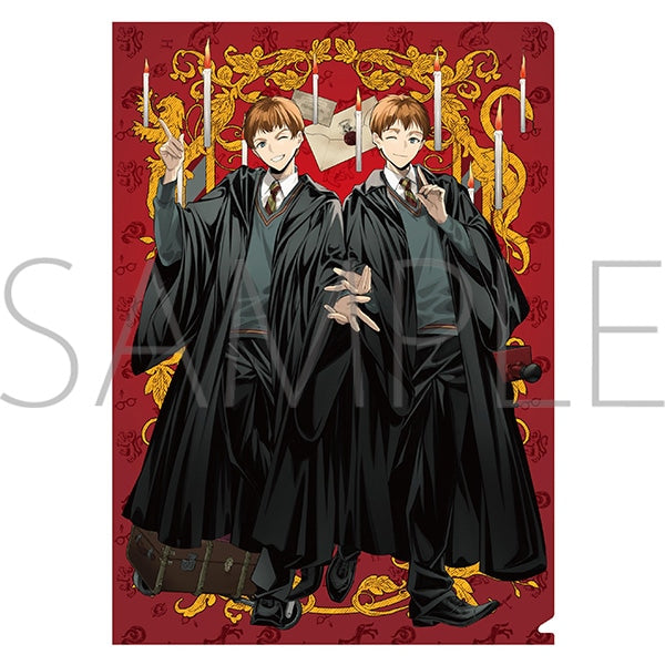 『ハリーポッター』クリアファイル/組分け(フレッド&ジョージ・ウィーズリー)