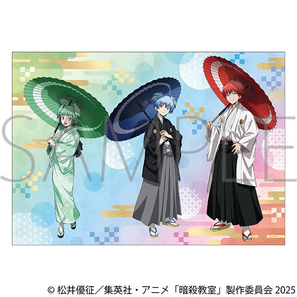 『暗殺教室』A3クリアポスター/潮田 渚&赤羽 業&茅野 カエデ