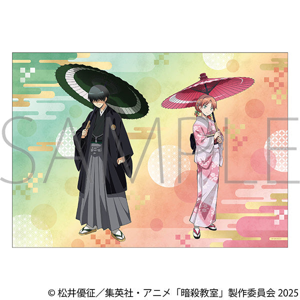 『暗殺教室』A3クリアポスター/千葉 龍之介&速水 凛香