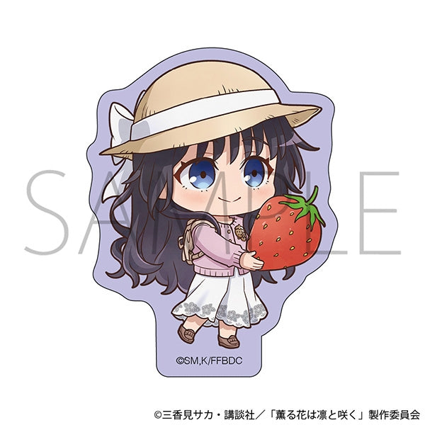 『薫る花は凛と咲く』ダイカットステッカー/デフォルメ 和栗薫子 いちご狩り