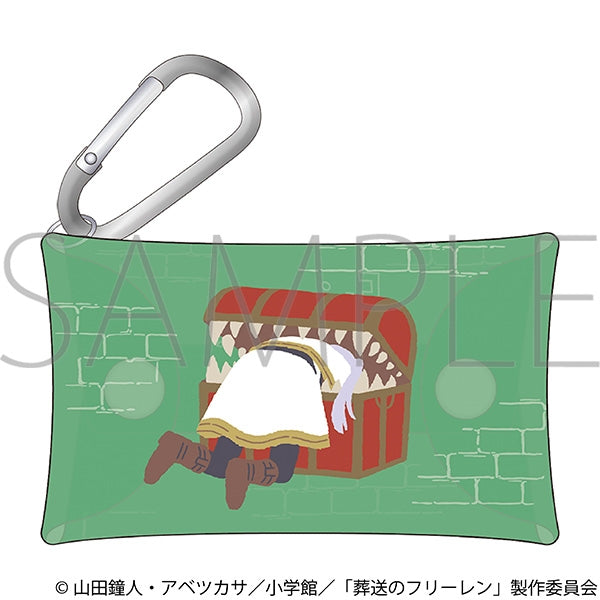 『葬送のフリーレン』カラビナ付きクリアポーチ/フリーレン&ミミック