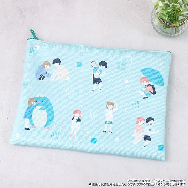 『アオのハコ』フラットポーチ ~ゆるパレット第2弾~