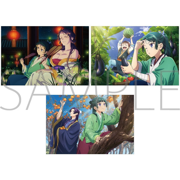 『薬屋のひとりごと』ポストカードセット/ホタルブクロ、夏野菜、柿