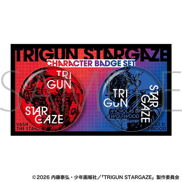 『TRIGUN STARGAZE』キャラバッジセット/ヴァッシュ&ニコラス