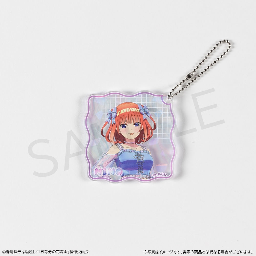 『五等分の花嫁*』キラキラアクリルキーホルダー 中野二乃