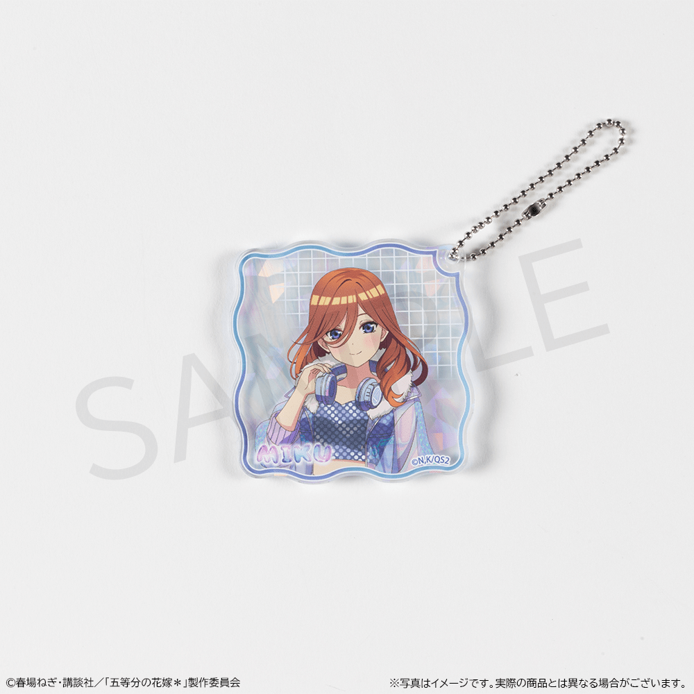 『五等分の花嫁*』キラキラアクリルキーホルダー 中野三玖