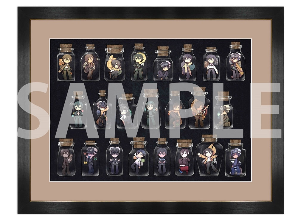 『キノの旅 the Beautiful World』25周年記念 B4キャラファイングラフ B 歴代表紙