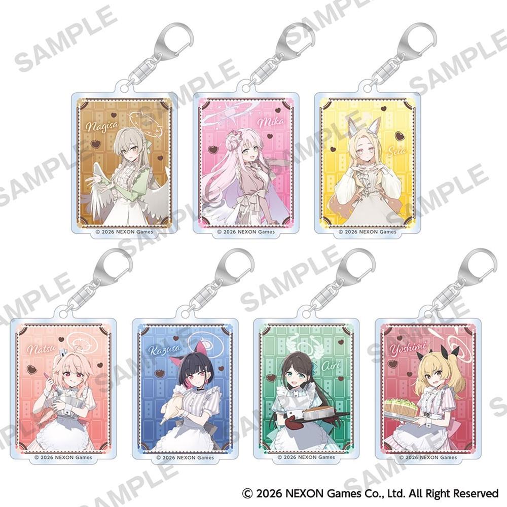 ブルーアーカイブ POP UP SHOP』トレーディングアクリルキーホルダー