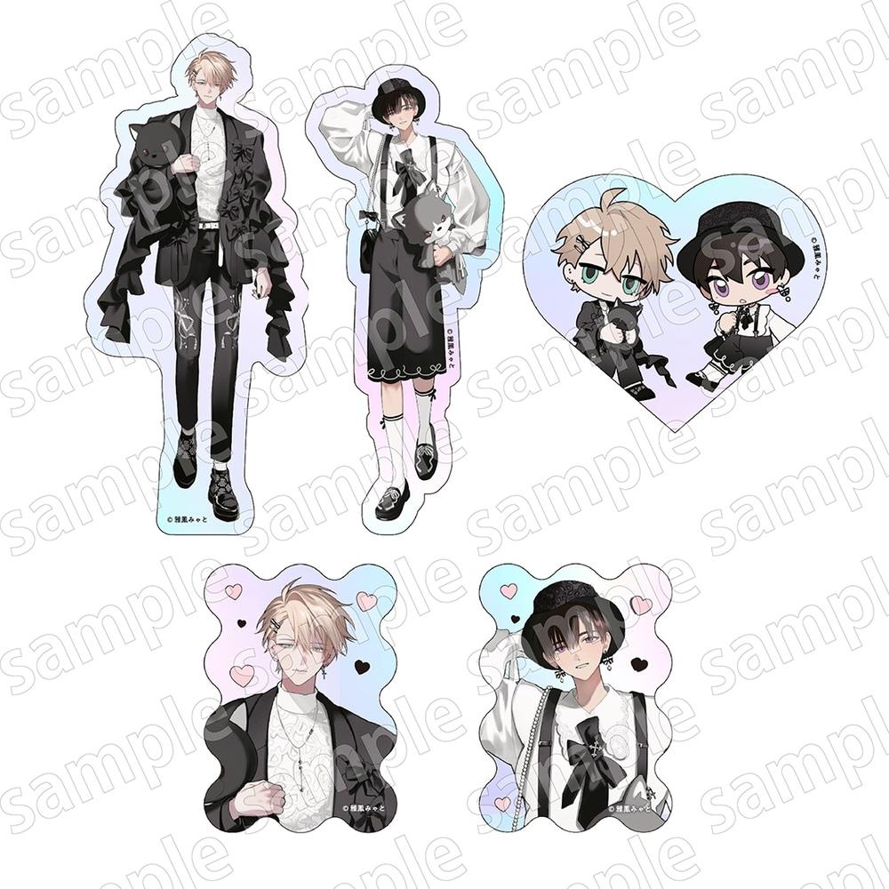 『ブラックシープ』オーロラステッカーセット BLACK&PINK ver.