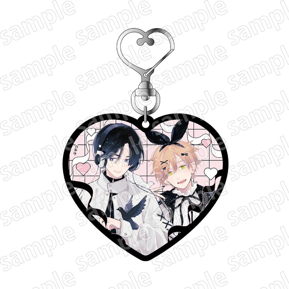 『君には届かない。』アクリルキーホルダー BLACK&PINK ver.