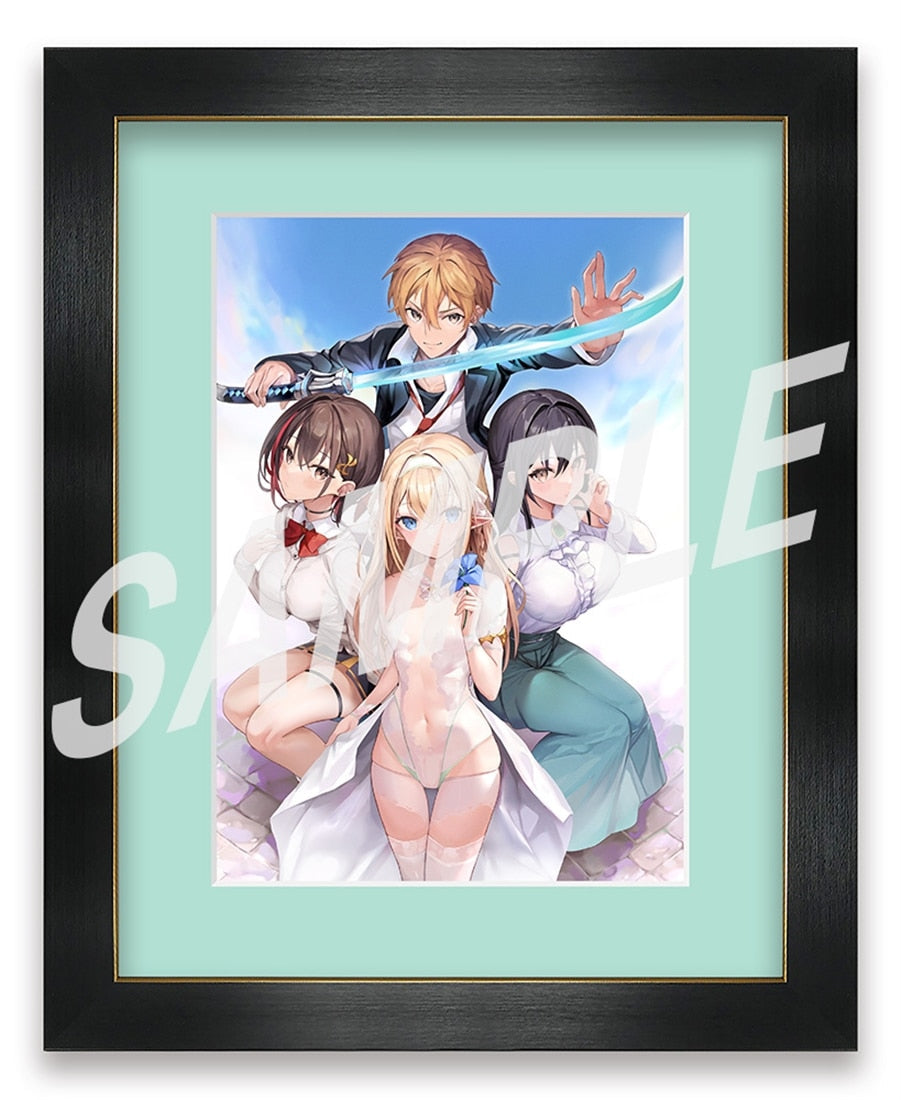 『ライトノベル展2025』A5キャラファイングラフ 男子禁制ゲーム世界で俺がやるべき唯一のこと