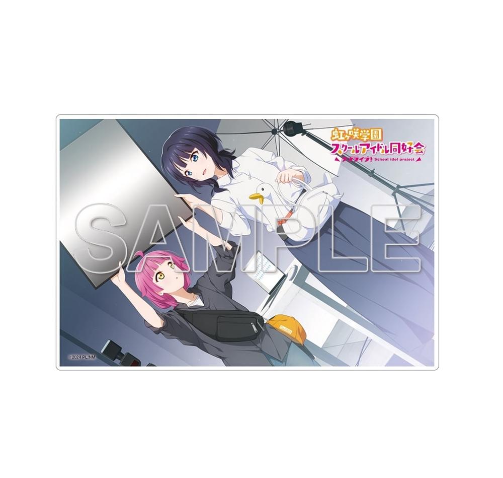 『ラブライブ!虹ヶ咲学園スクールアイドル同好会』ミニアクリルプレート 果林&璃奈[2]