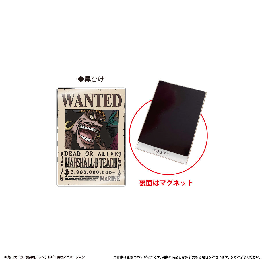『ONE PIECE』アクリル手配書マグネットvol.4 黒ひげ
