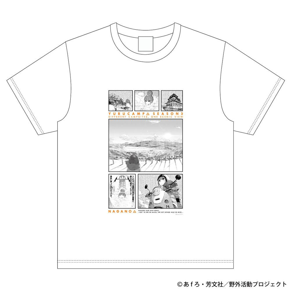 『ゆるキャン△ SEASON3』NAGANOシリーズ Tシャツ M