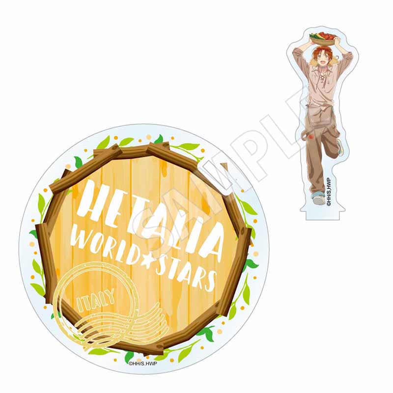 『ヘタリア World★Stars』収穫祭 アクリルスタンドコースター イタリア【202507再販】