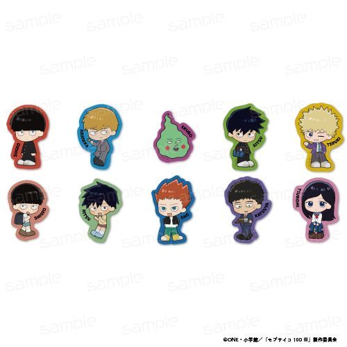 『モブサイコ100 III』トレーディングちびキャラ耐水シール【BOX】