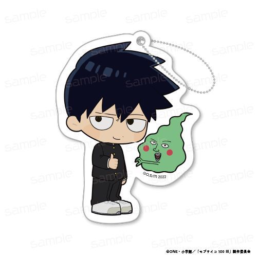 『モブサイコ100 III』蓄光アクリルキーホルダーwithエクボ【影山 律】【202604再販】