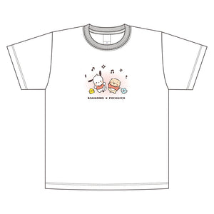 『しろたん×はぴだんぶい』Tシャツ ポチャッコ Mサイズ