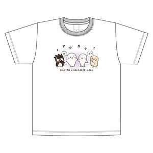 『しろたん×はぴだんぶい』Tシャツ バッドばつ丸 Lサイズ